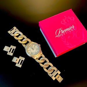 Premier Designs Silver Link Watch